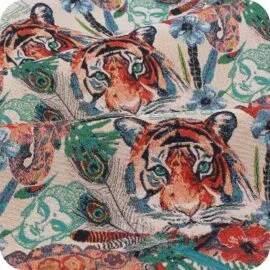 Animal Pattern Design Polyester Jacquard Fabric