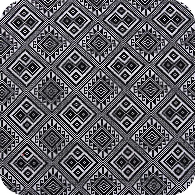 Geometric pattern Jacquard fabric