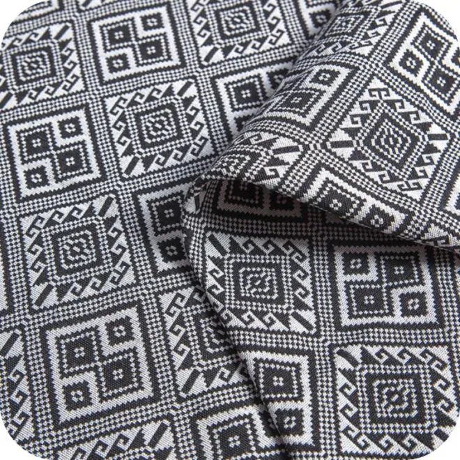 Geometric pattern Jacquard fabric