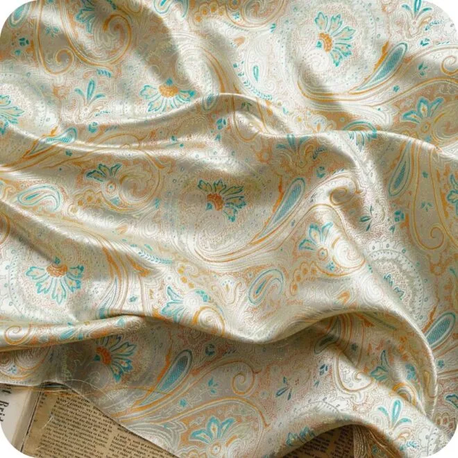 Paisley Pattern Design Yarn Dyed Jacquard