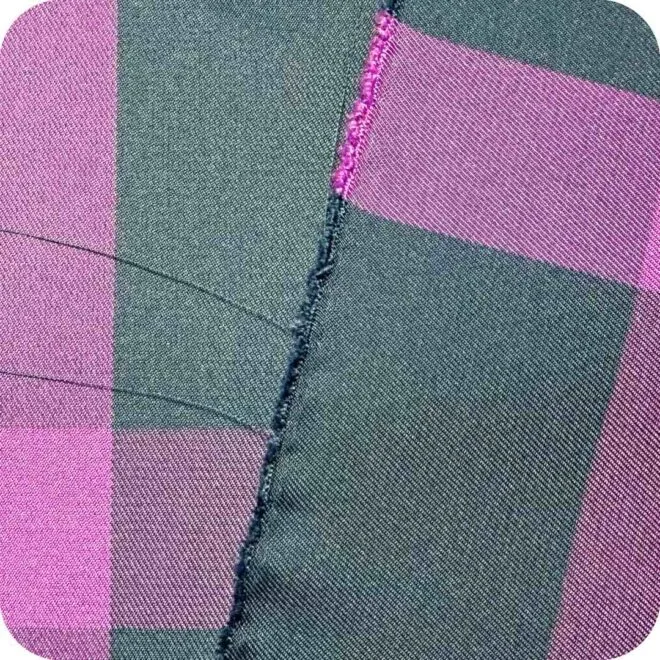 Memory-Like Yarn-Dyed Check Fabric