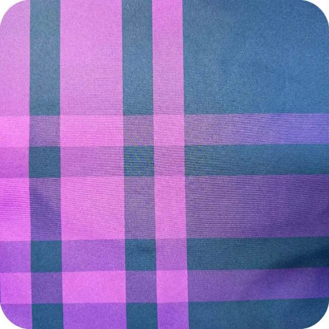 Memory-Like Yarn-Dyed Check Fabric