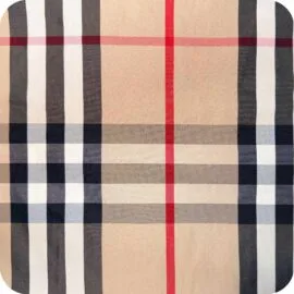 Burberry-Style Yarn-Dyed Check Fabric