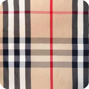 Burberry-Style Yarn-Dyed Check Fabric