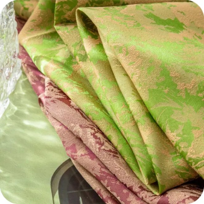 Cationic Two-Tone Jacquard Fabric